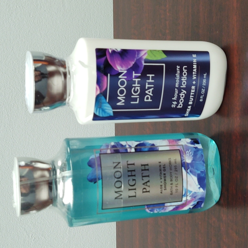 Bath & Body Works Moonlight Path Shower Gel & Body Lotion Set